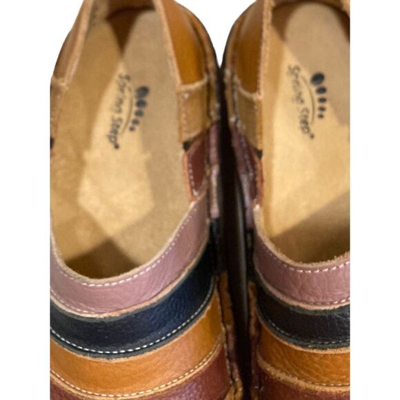 Spring Step Firefly Mary Jane Flat Clog leather size EU40 US 9  or US 8.5 - Picture 10 of 15